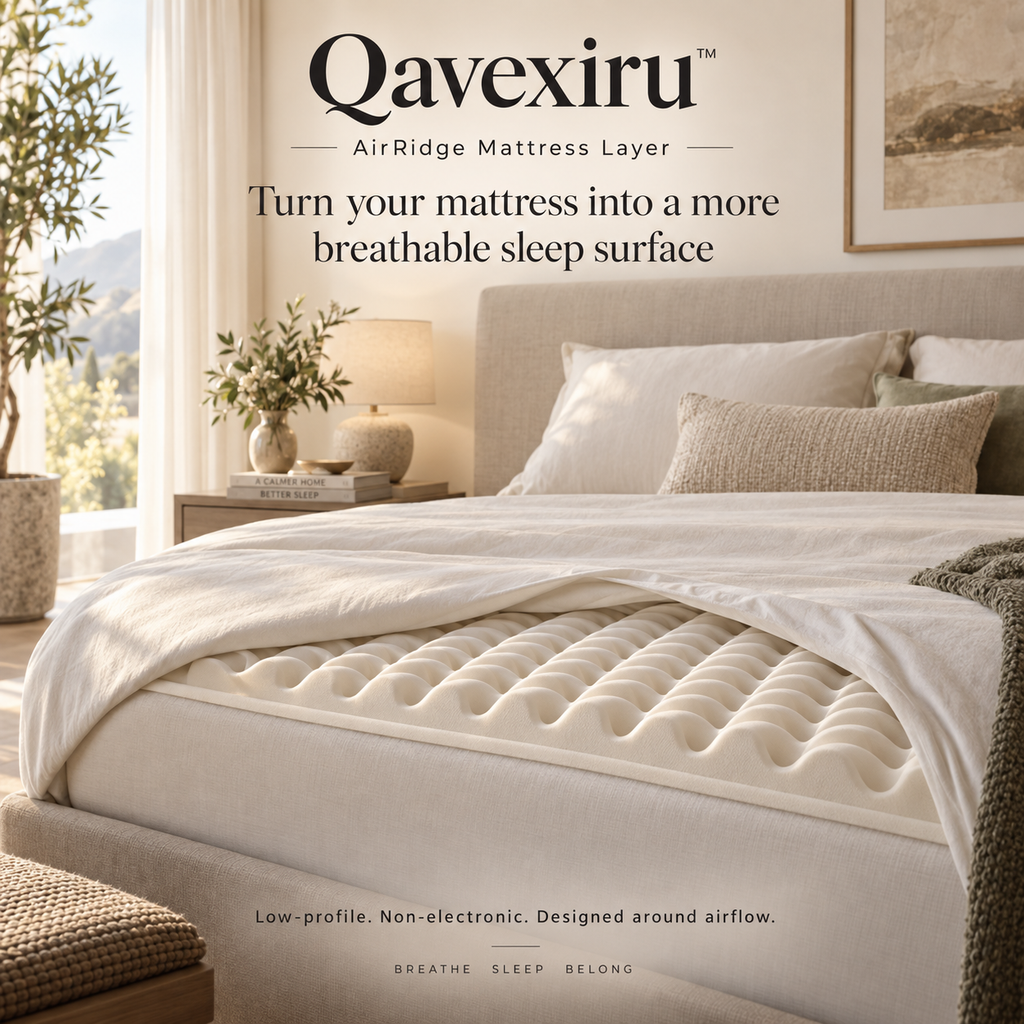 Qavexiru™ AirRidge Mattress Layer Turn Your Mattress Into a More Breathable Sleep Surface