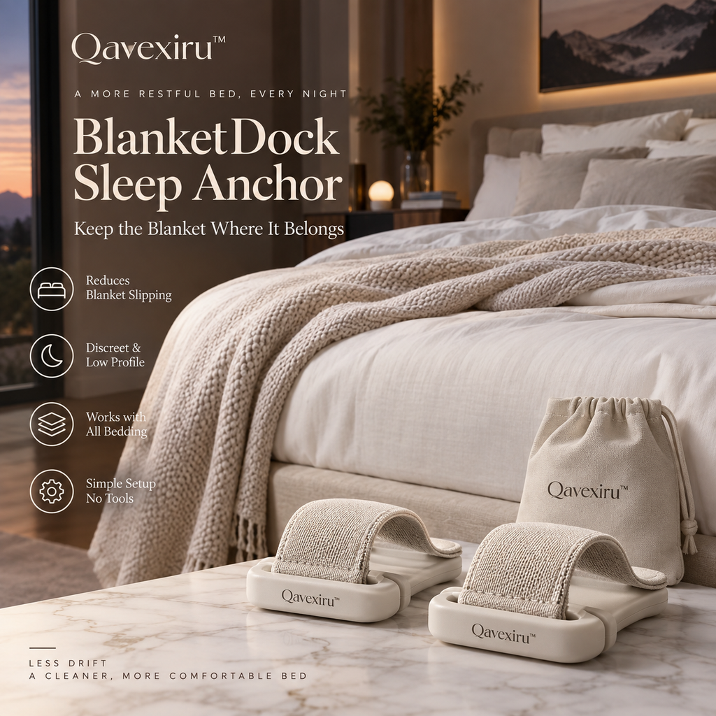 Qavexiru™ BlanketDock Sleep Anchor Keep the Blanket Where It Belongs