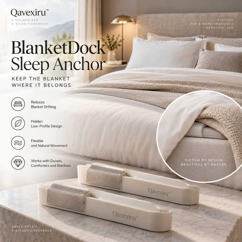 Qavexiru™ BlanketDock Sleep Anchor Keep the Blanket Where It Belongs