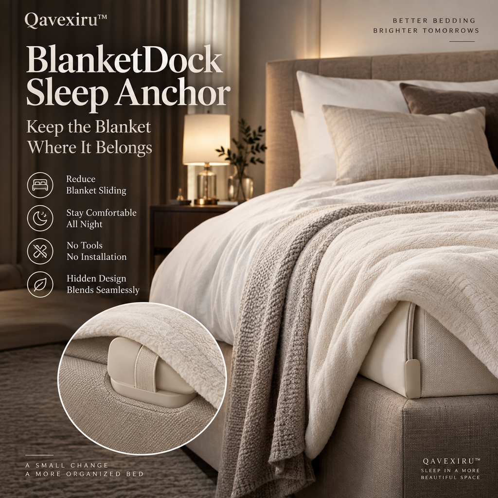 Qavexiru™ BlanketDock Sleep Anchor Keep the Blanket Where It Belongs