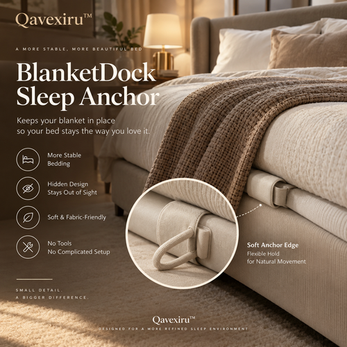 Qavexiru™ BlanketDock Sleep Anchor Keep the Blanket Where It Belongs