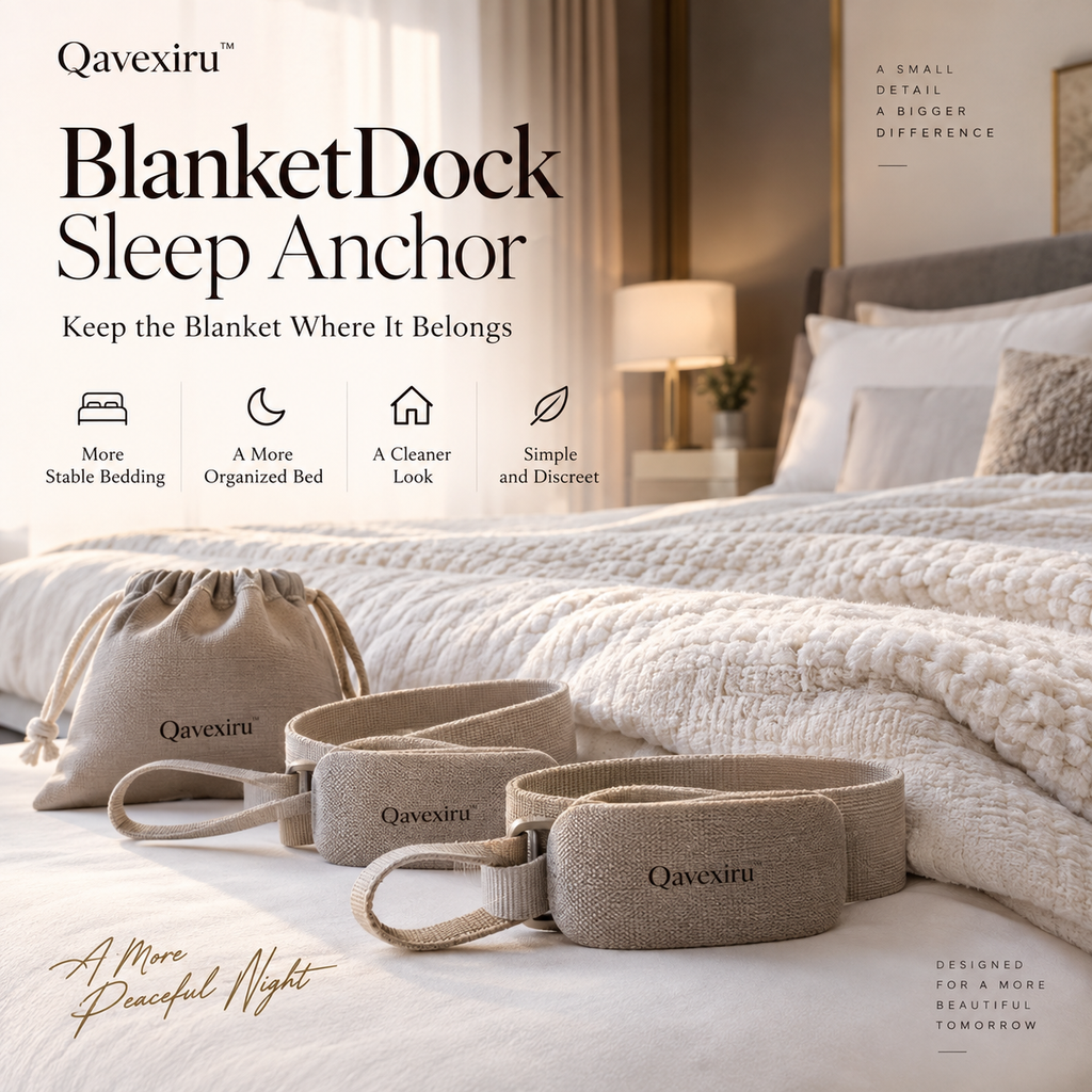 Qavexiru™ BlanketDock Sleep Anchor Keep the Blanket Where It Belongs