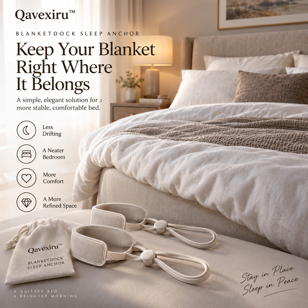 Qavexiru™ BlanketDock Sleep Anchor Keep the Blanket Where It Belongs