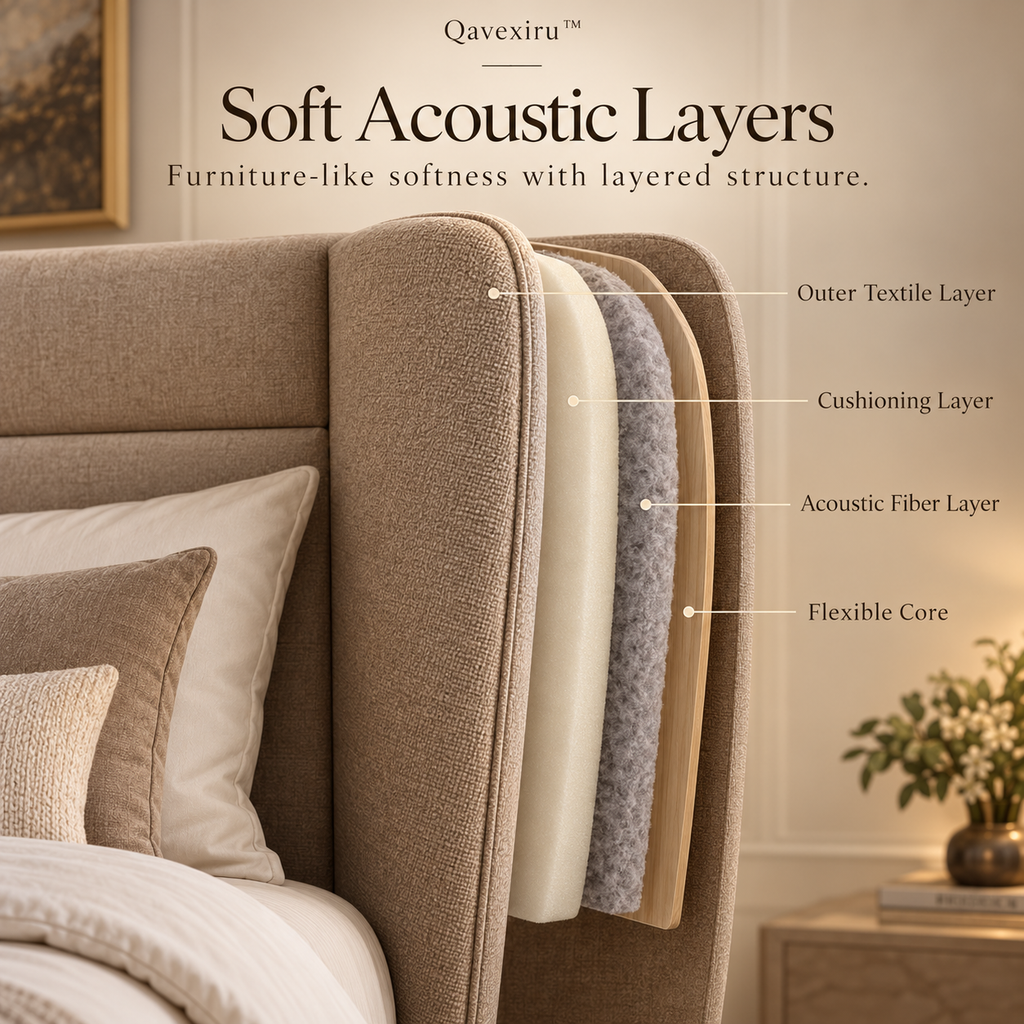 Qavexiru™ QuietCove Headboard Wings Turn the Head of Your Bed Into a Quieter, More Private Space