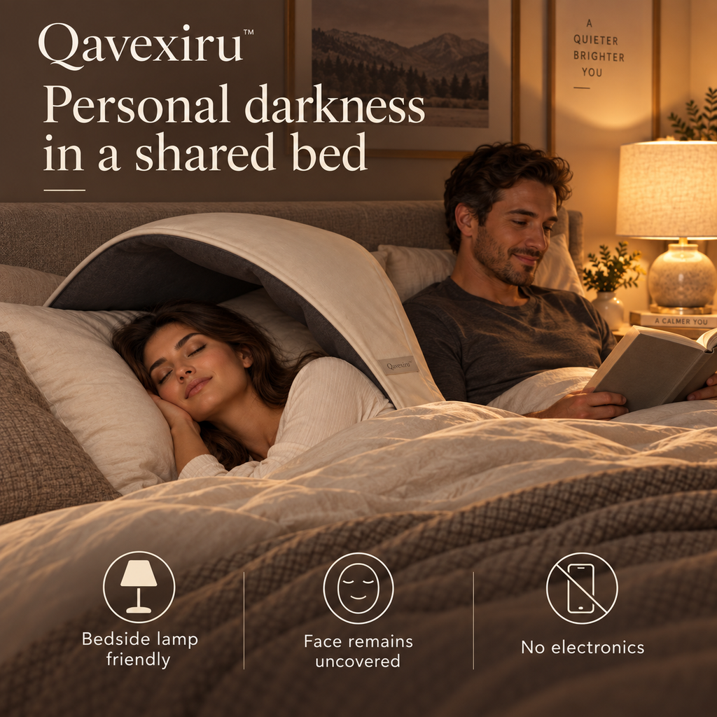 Qavexiru™ LightSeal Pillow Hood Darkness Without Wearing Anything on Your Face